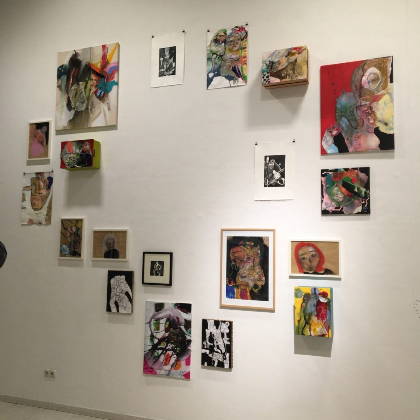 Diplom-Ausstellung Positionen 2023 Ausschnitt EKA Trier, 2023